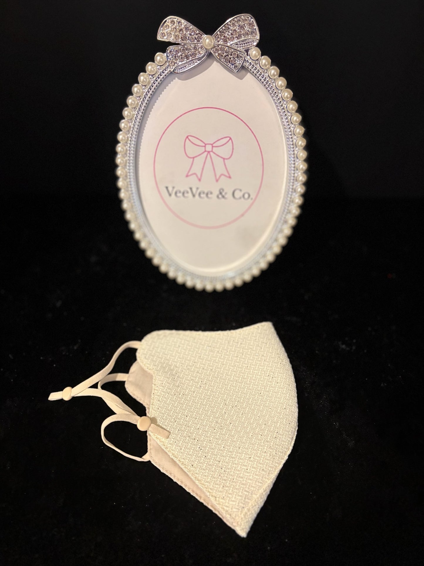 Golden Butterfly Face Mask