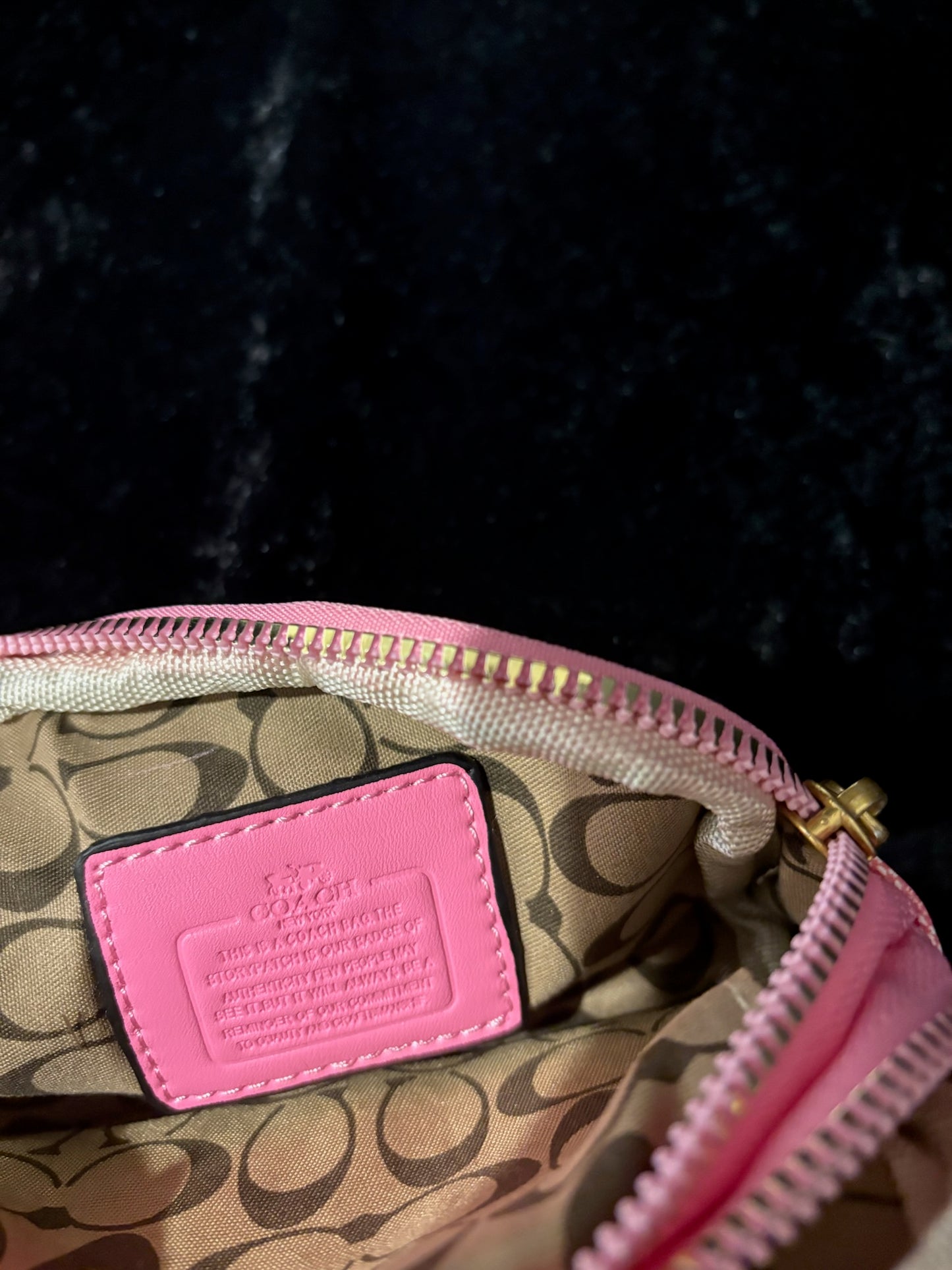 Blush Duo Zip Wristlet