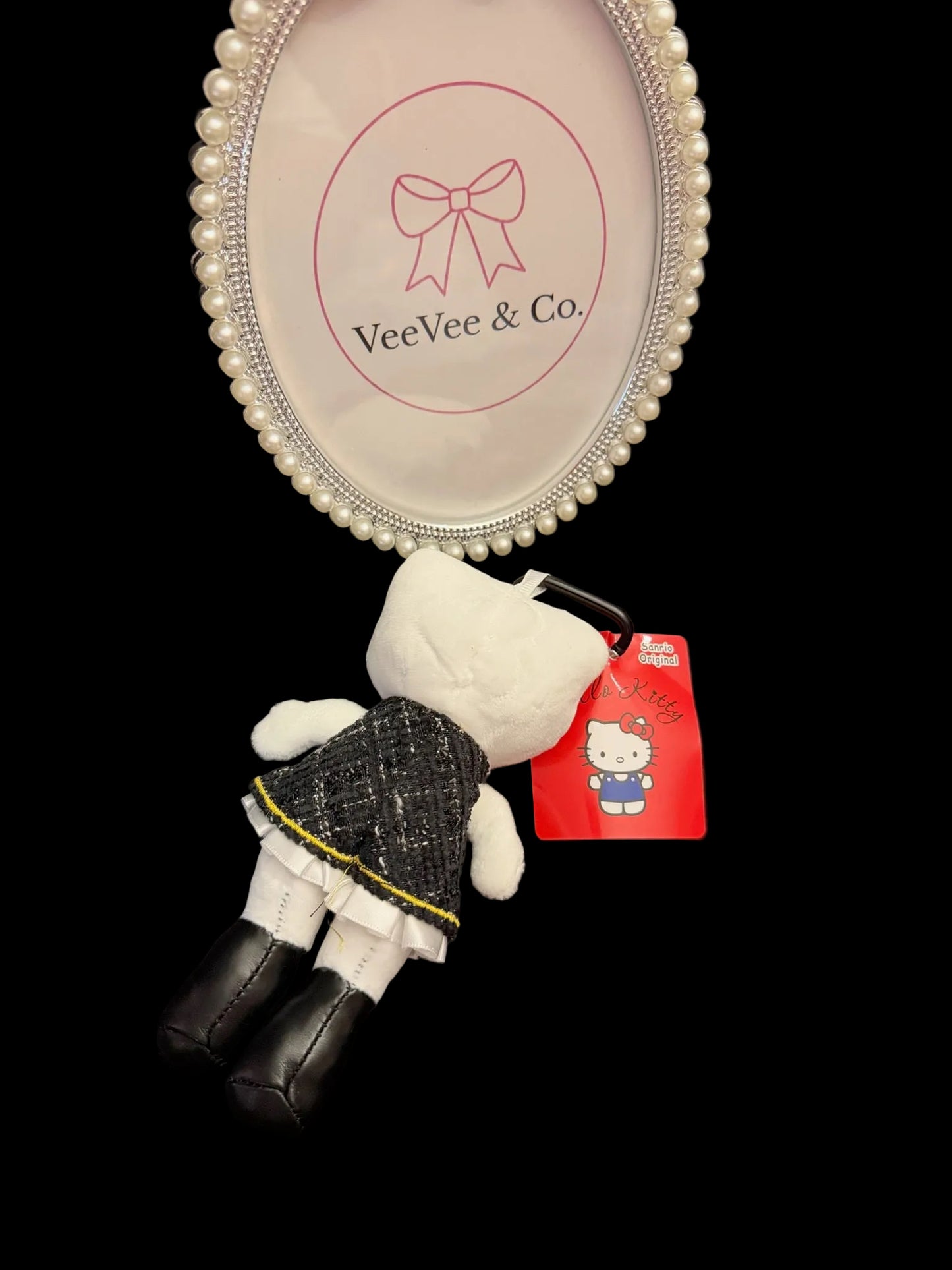 Gothic Kitty Doll Keychain