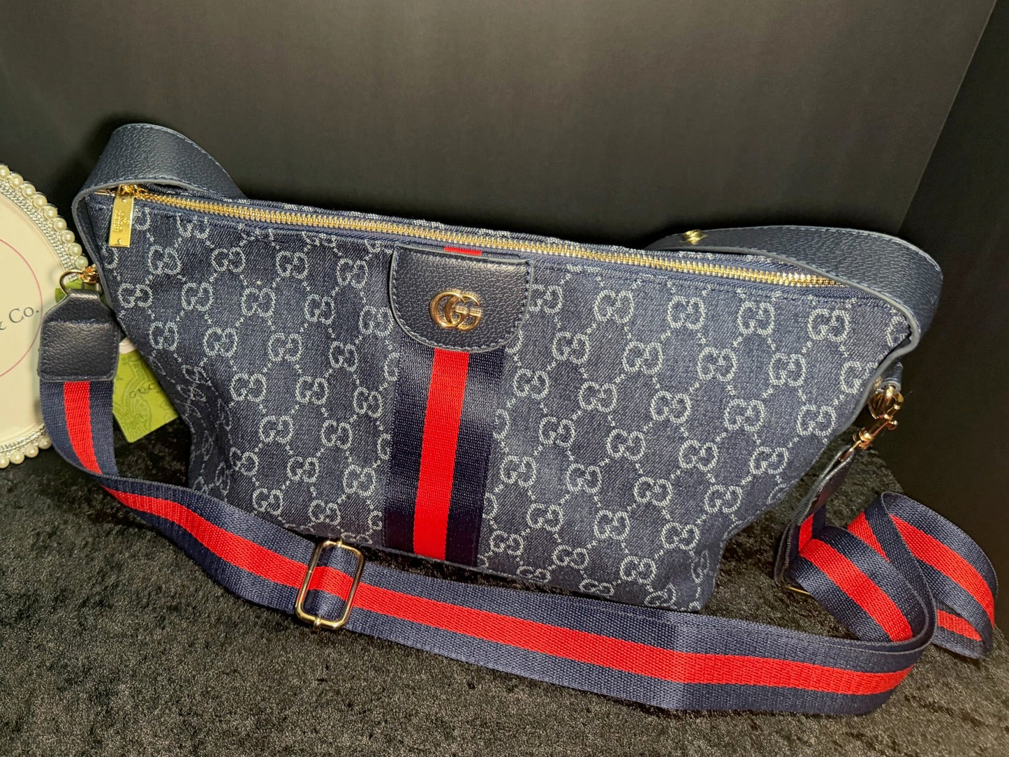 Denim Dreams Crossbody Satchel