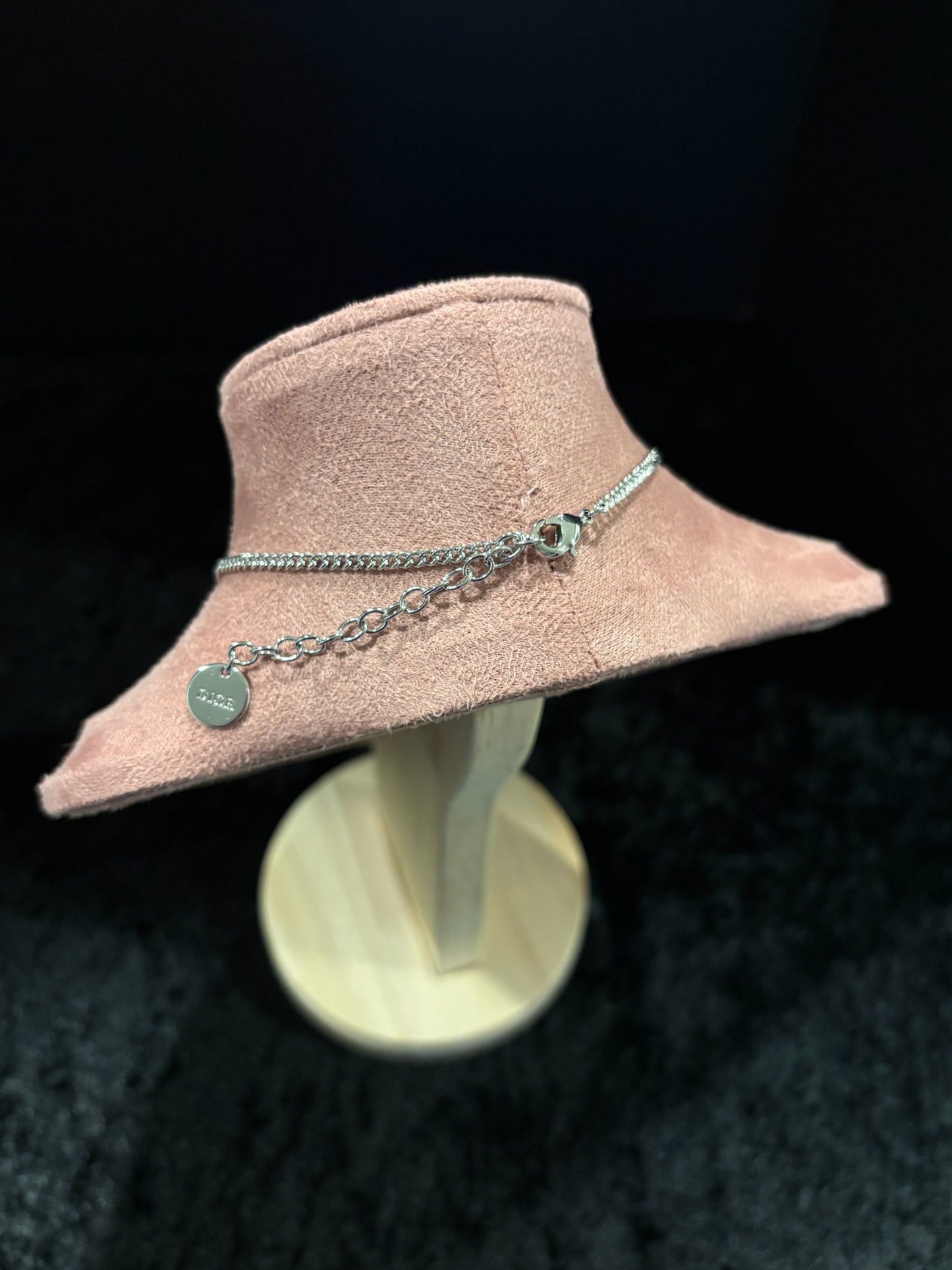 Blush Bow Drop Necklace