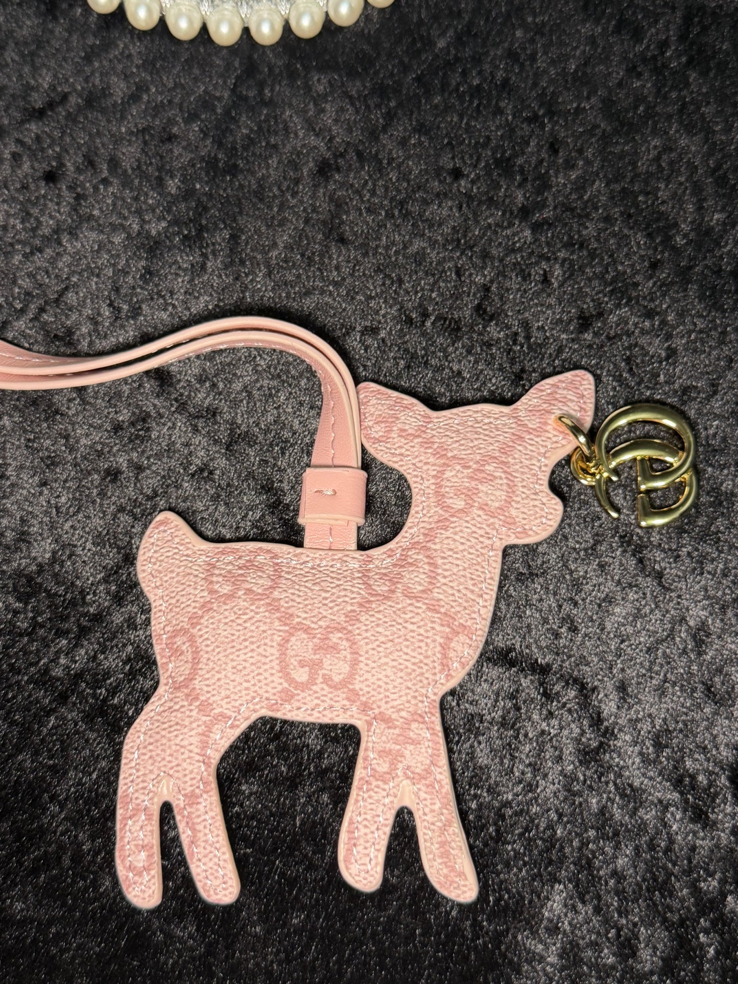 Blush Bambi Bag Charm