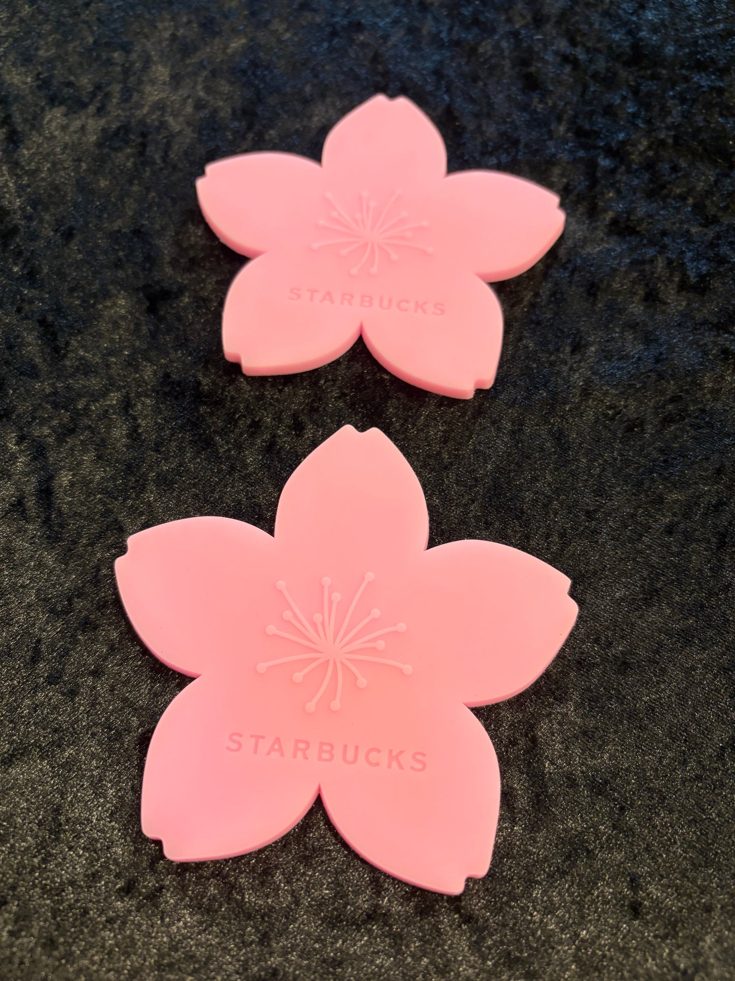 Pink Bloom Coaster Set – Floral Café Chic Duo