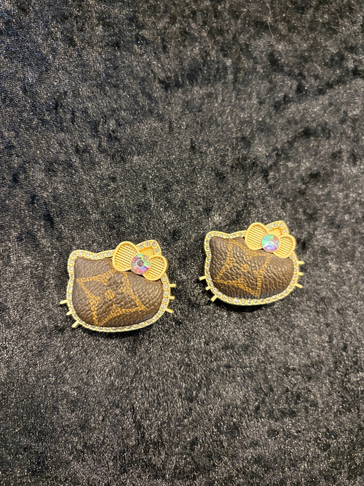 Monogram Kitty Mini Clip Set (2pcs)