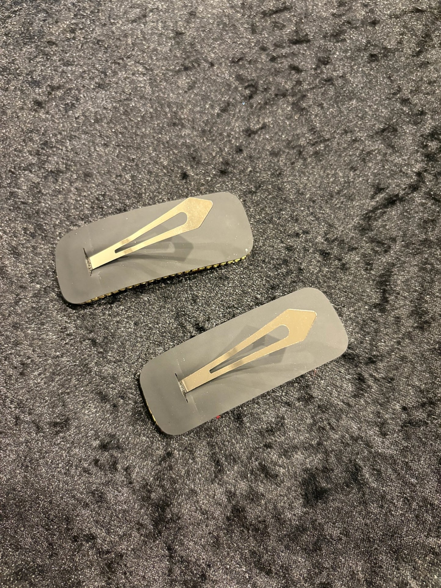 Ruby Sparkle Hair Clip Duo