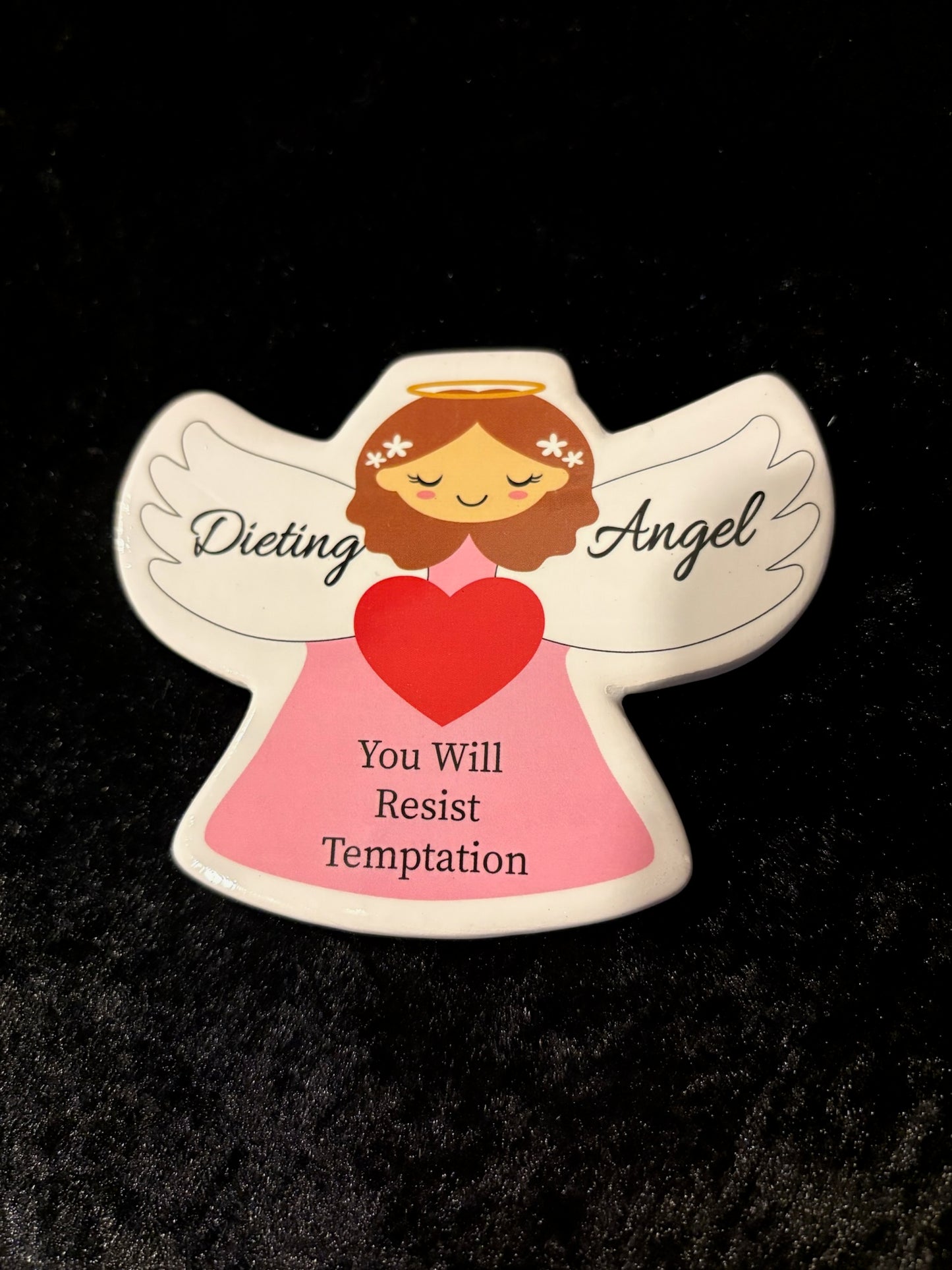Angel Humor Magnet Duo β§ Social Media & Dieting Angels