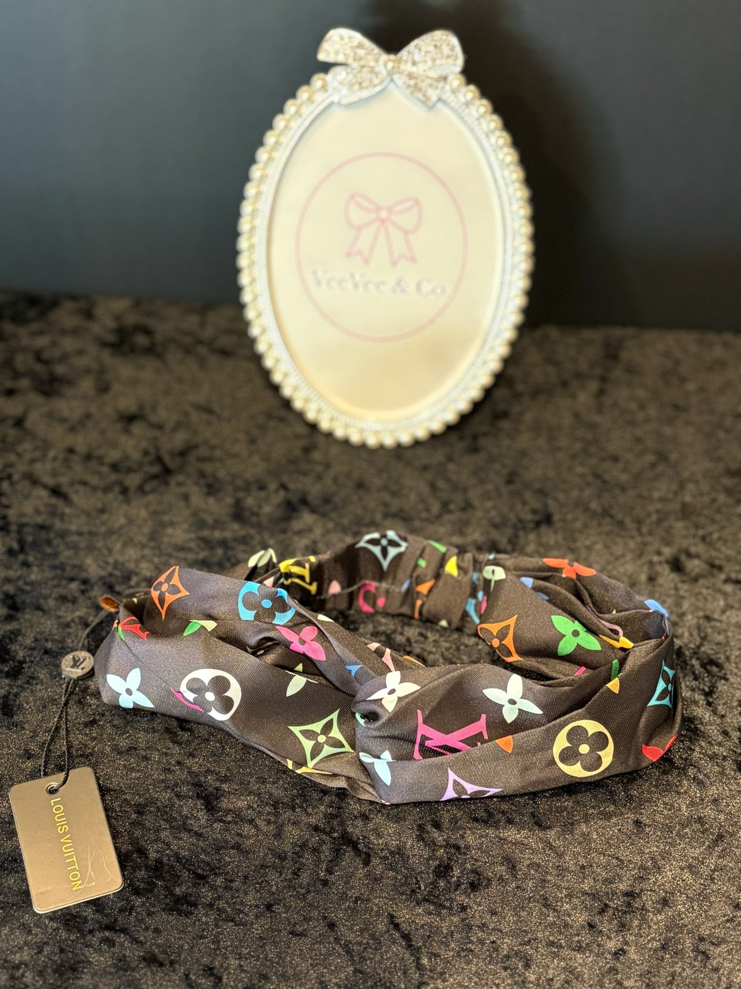 Hair Day Hero Headband β§ Soft Stretch Monogram Wrap