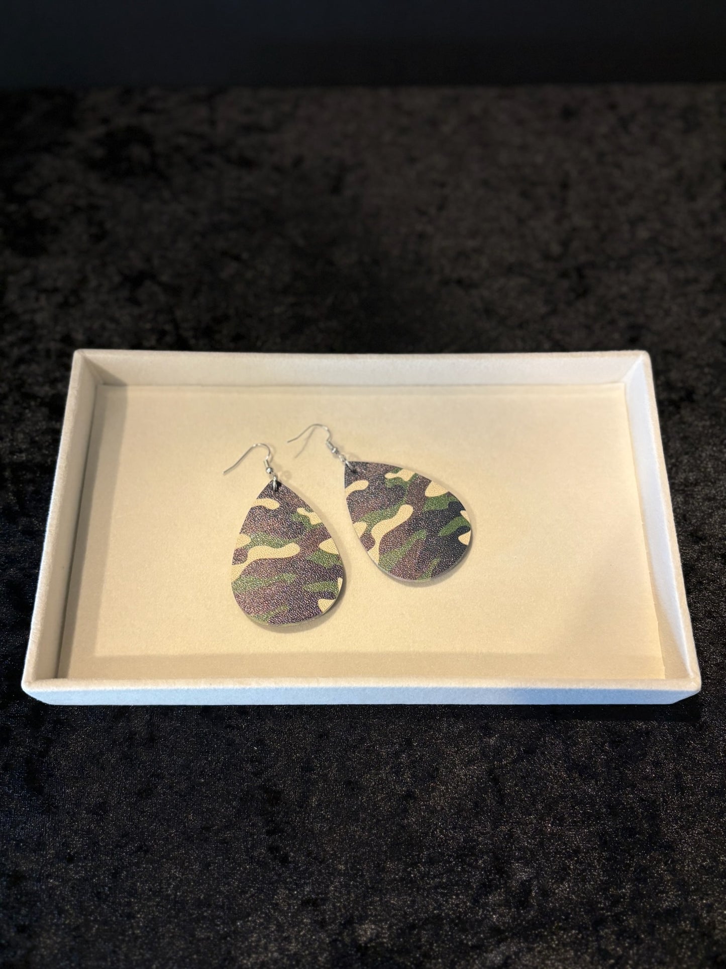 Street Chic Camo Earrings