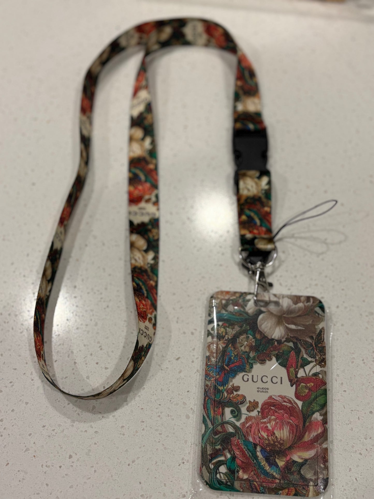 Dark Bloom Style Badge Holder/ID Set