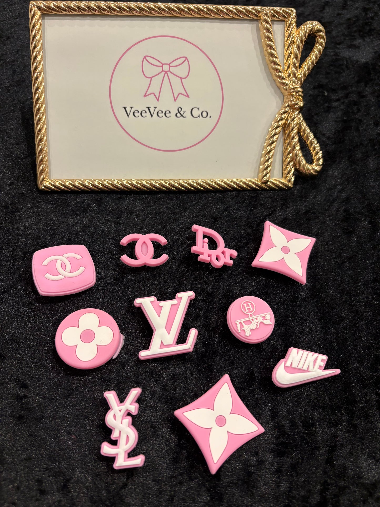 Pink Pop Charm Set • 10 pcs