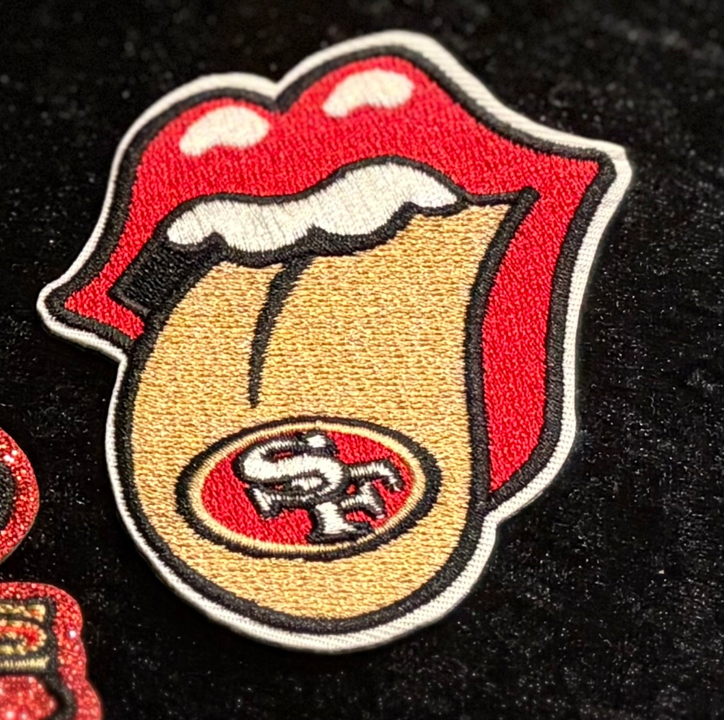 49ers Cutie Iron-On Patch Set - 3pc Girly Glam Collection