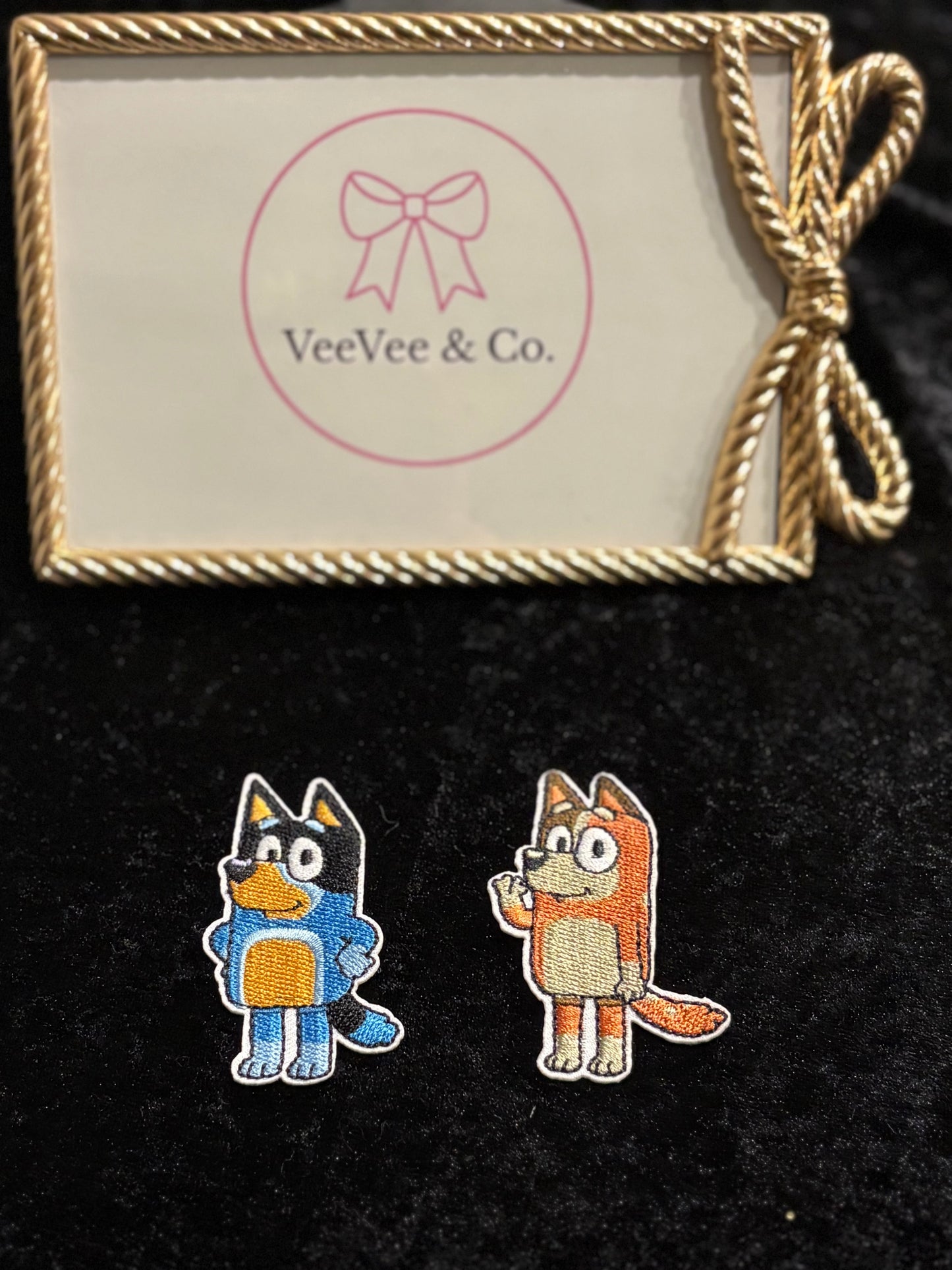 Bluey & Bingo Bestie Iron-On Patch Duo (Set of 2)