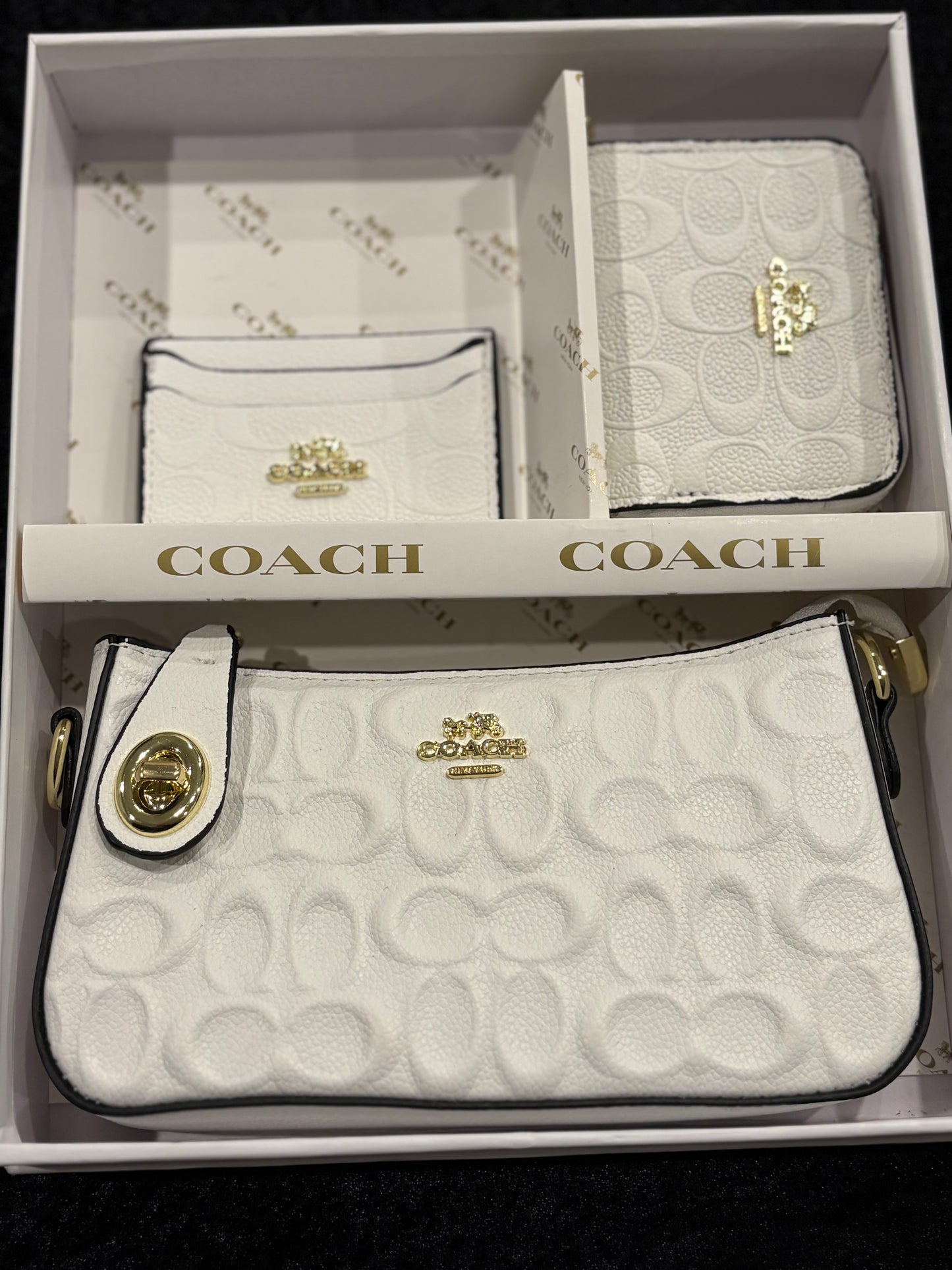 Snowy Chic Gift Set | Matching Card Holder & Mini Wallet