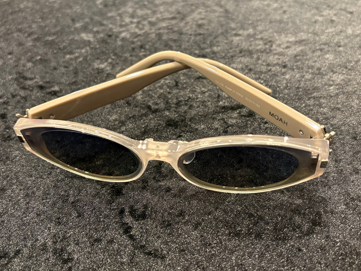 Champagne Chic Slim Frame Sunglasses