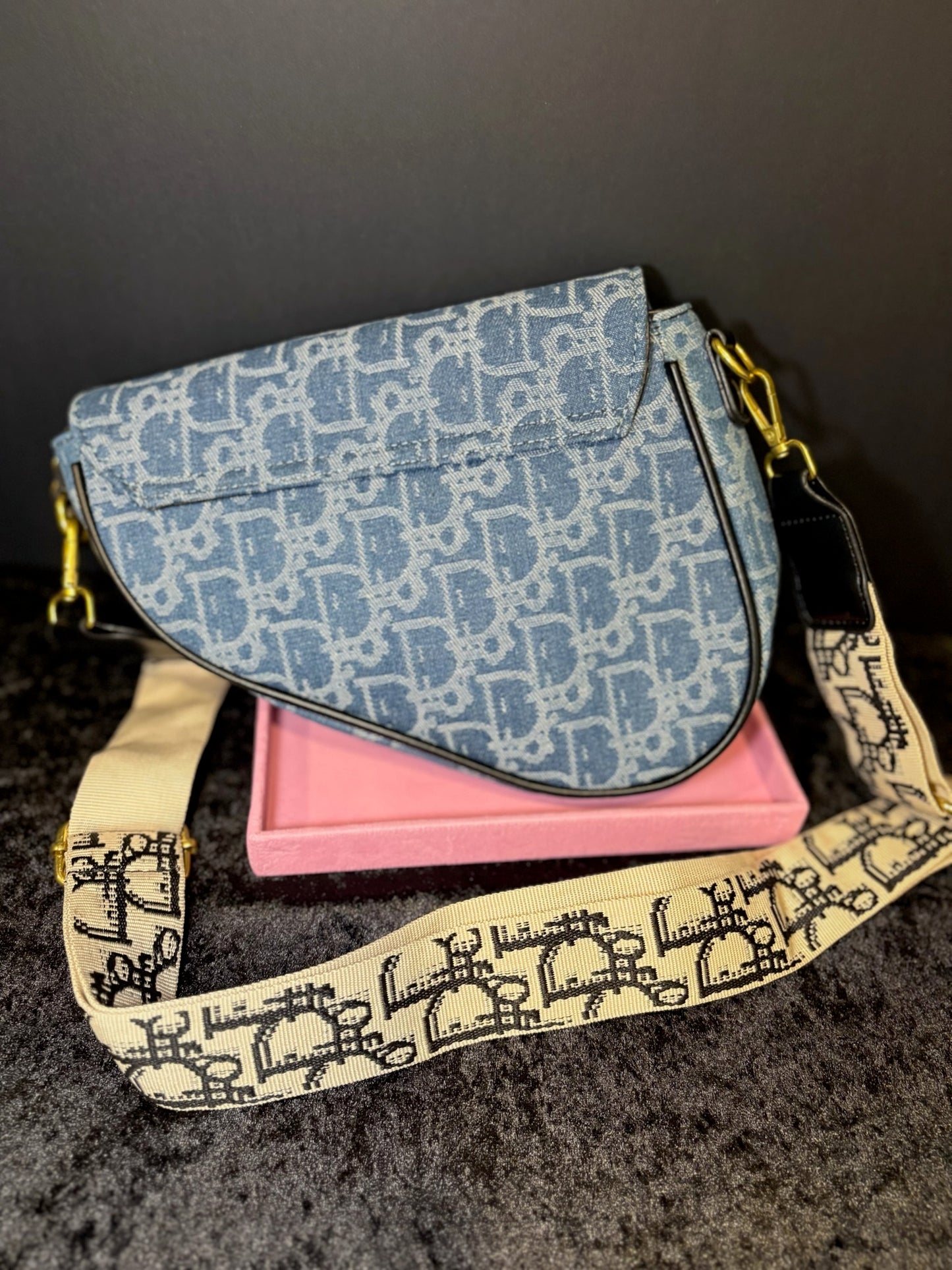 Denim Darling Saddle Bag
