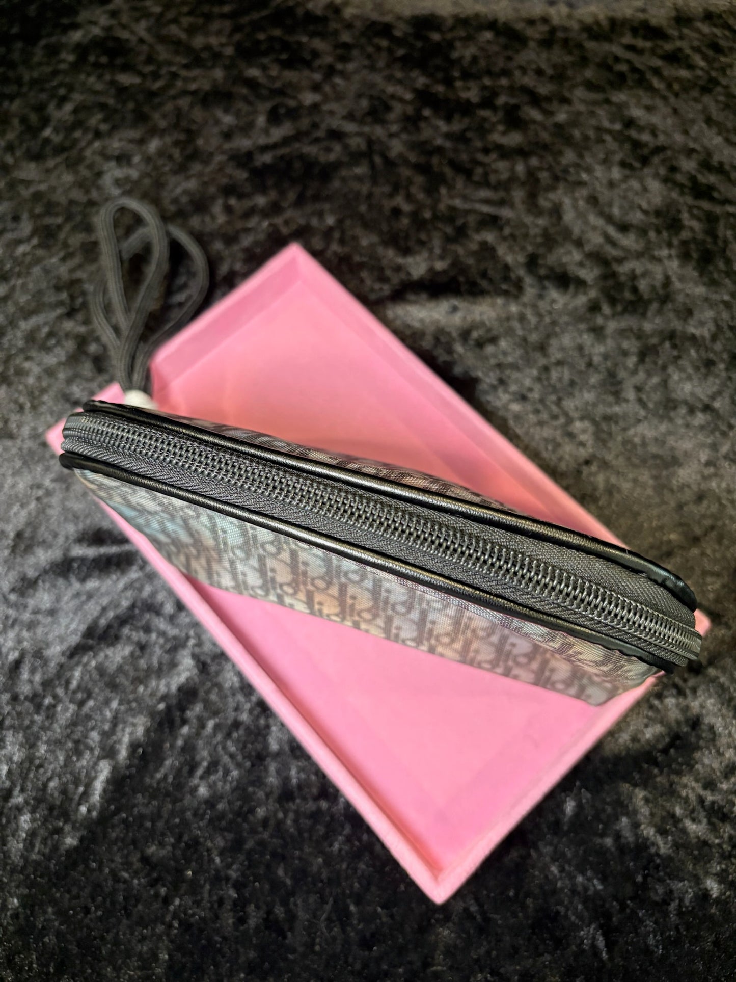 Smoked Charcoal Travel Pouch