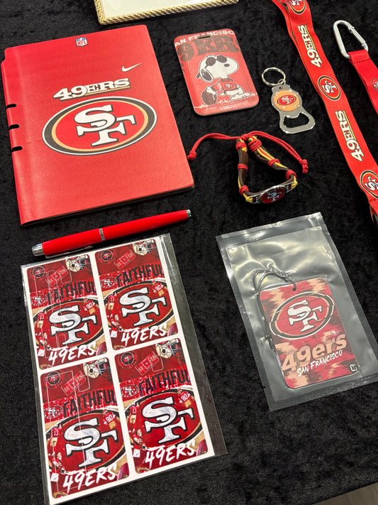 Game Day Glam 49ers Fan Bundle | 12-Piece Accessories Set