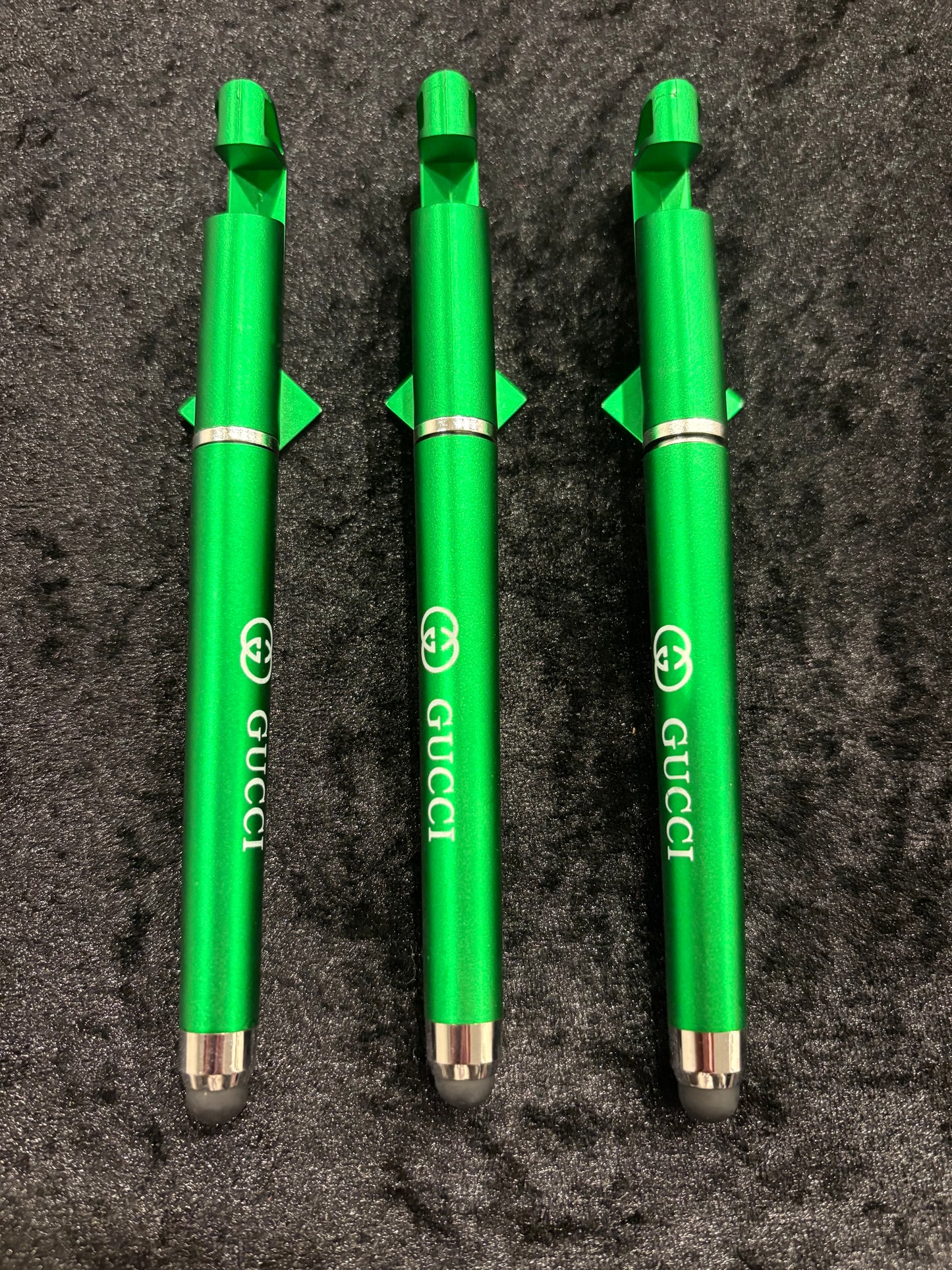 Bright Emerald Luxe Pen Set – Green Luxe Writing Pens (3 Pack)