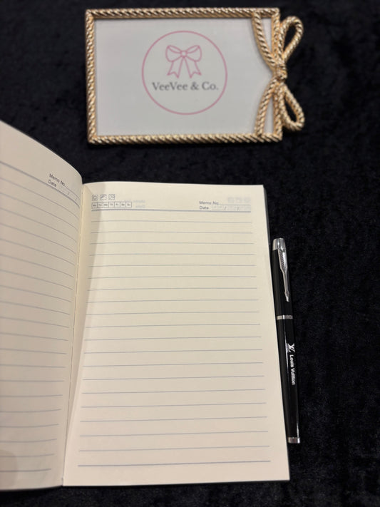 Fuchsia Metallic Luxe Notebook & Pen Set