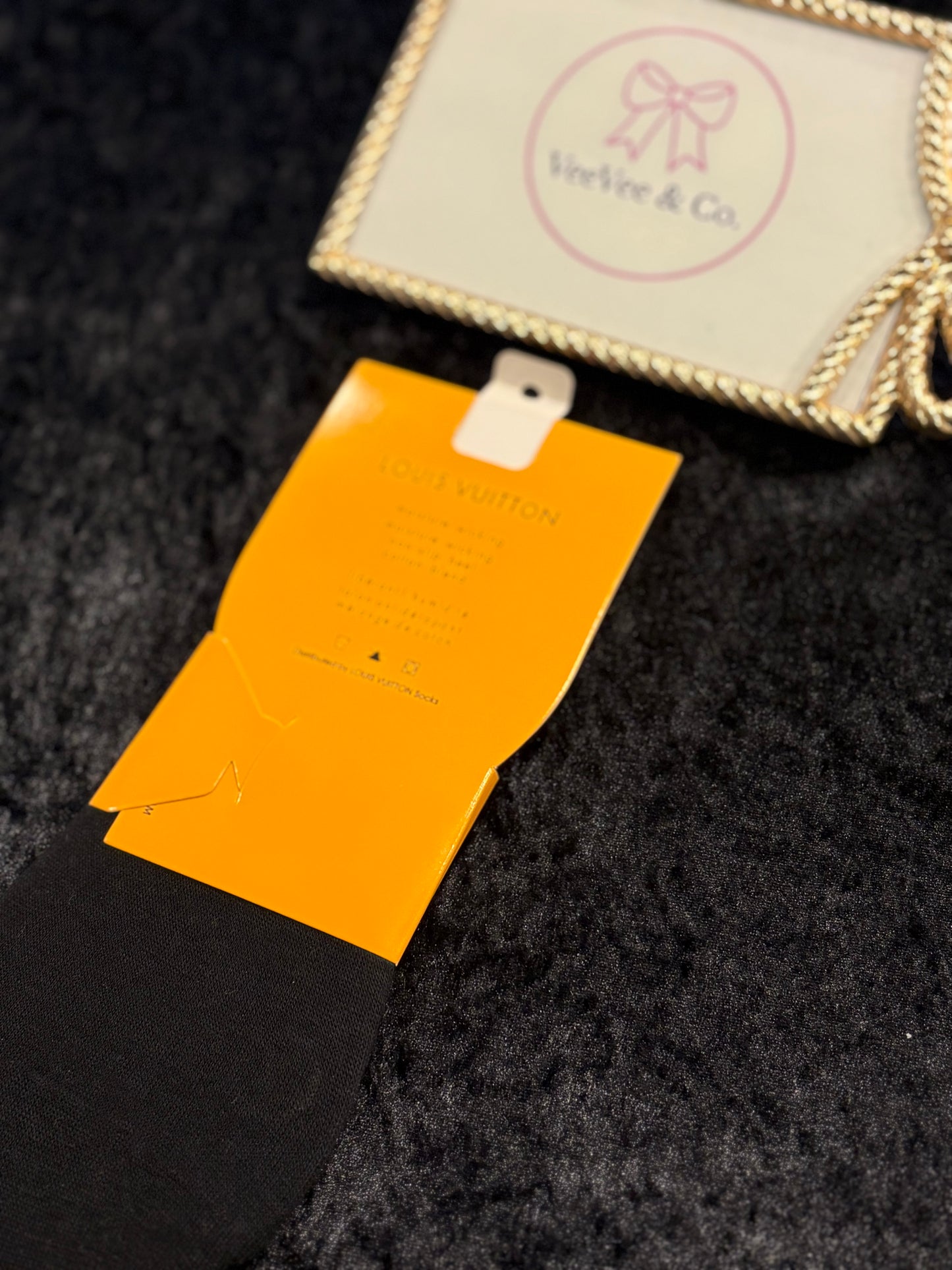 Midnight Gold Detail No-Show Socks