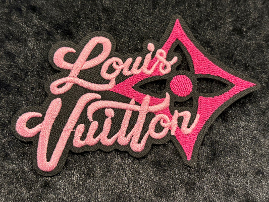 Pink Aesthetic Monogram Iron-On Patch Set