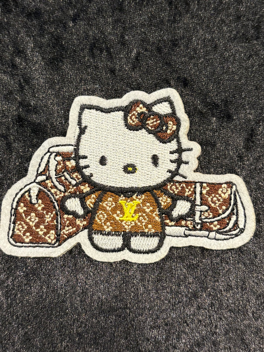 Aesthetic Kitty Monogram Iron-On Patch Set