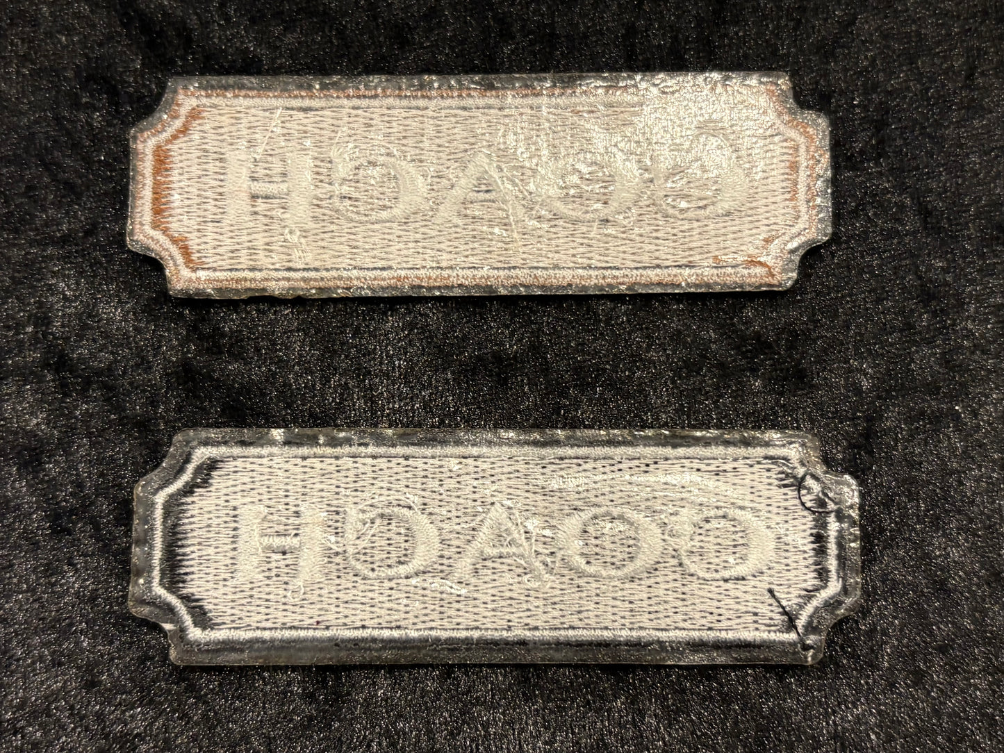 Trendy Neutral Monogram Iron-On Patch Duo