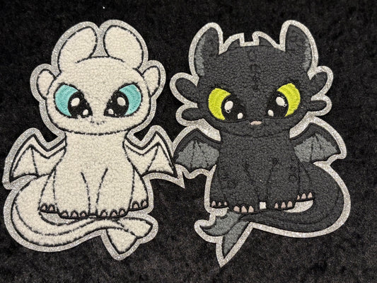 Dungeon Beast Dragon Iron-On Patch