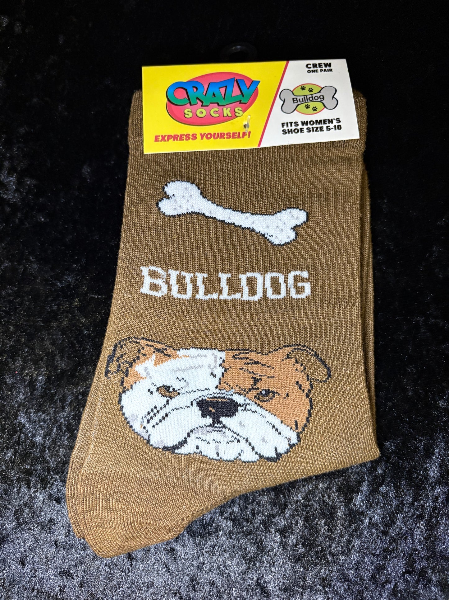 Fun Animal Socks Collection | Boxer & Bulldog Crew Socks
