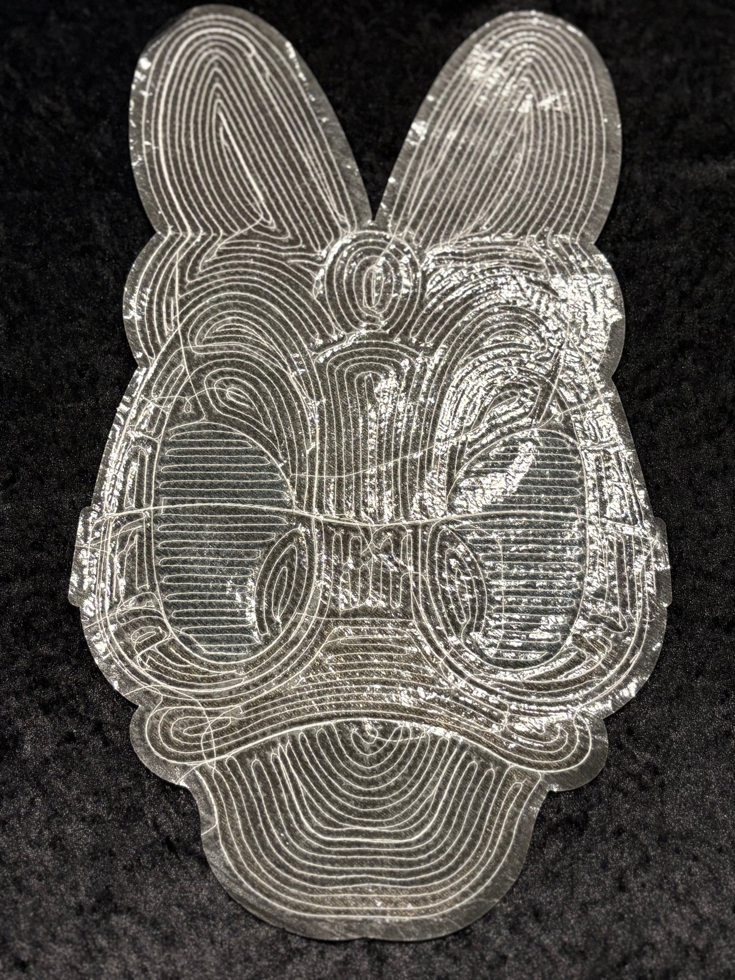 Daisy Diva XL Sequin Iron-On Patch