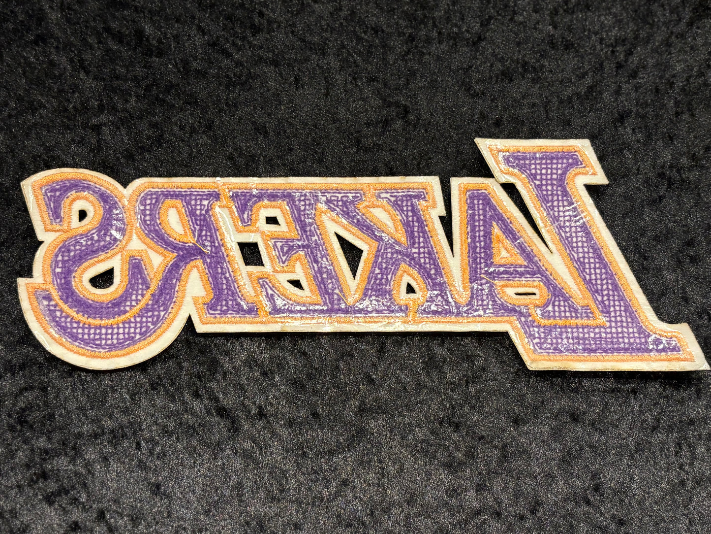 LA Glow Script Iron-On Patch
