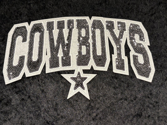 America’s Team Sparkle Iron-On Patch