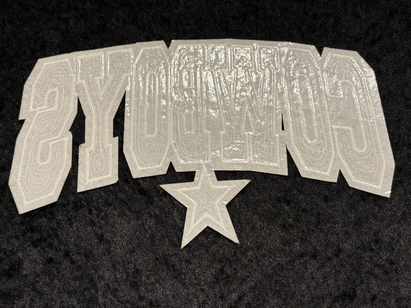 America’s Team Sparkle Iron-On Patch