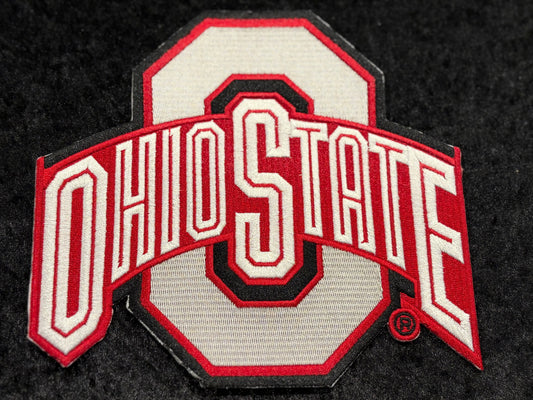 Retro Buckeye Spirit Iron-On Patch