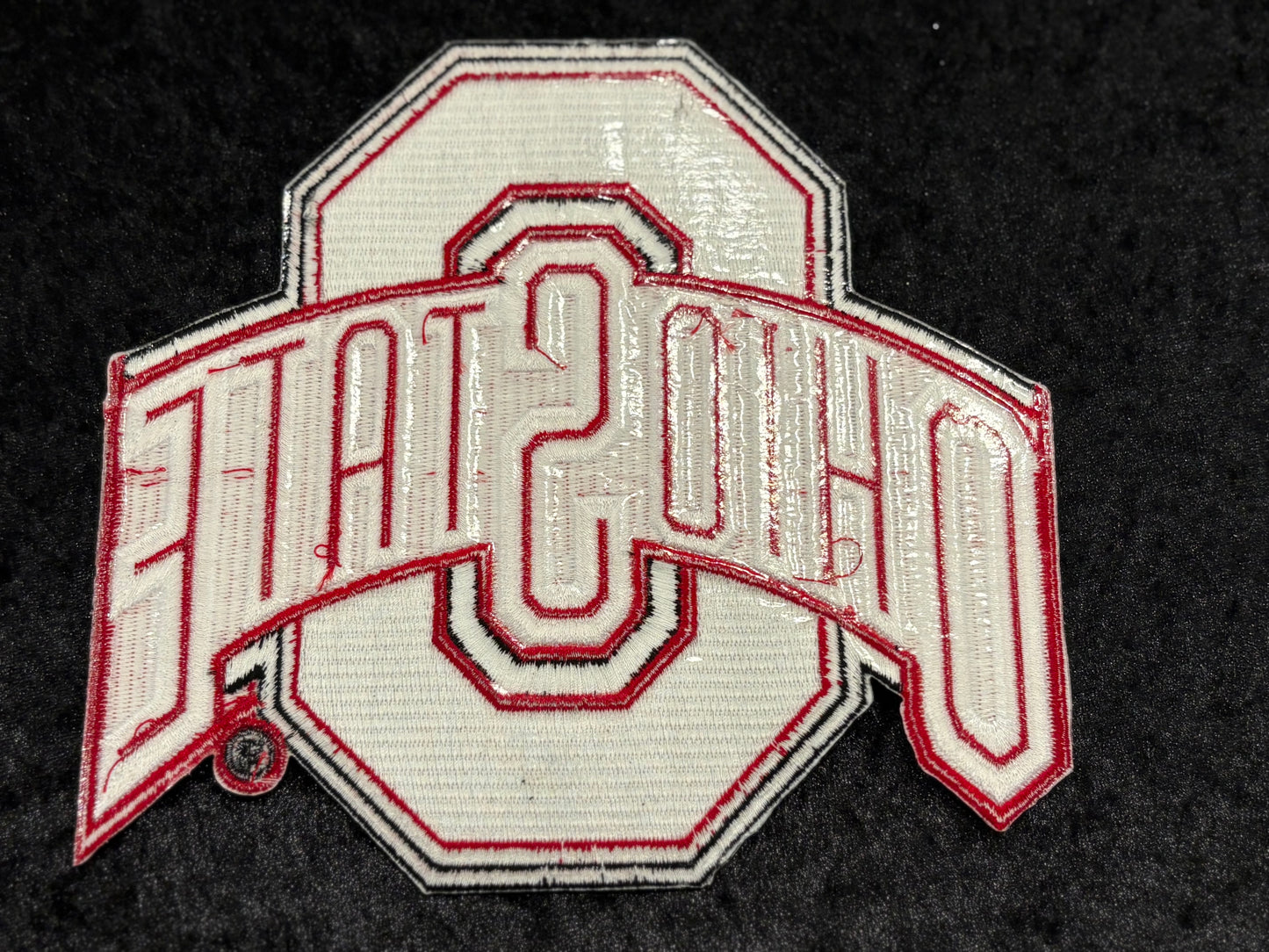 Retro Buckeye Spirit Iron-On Patch