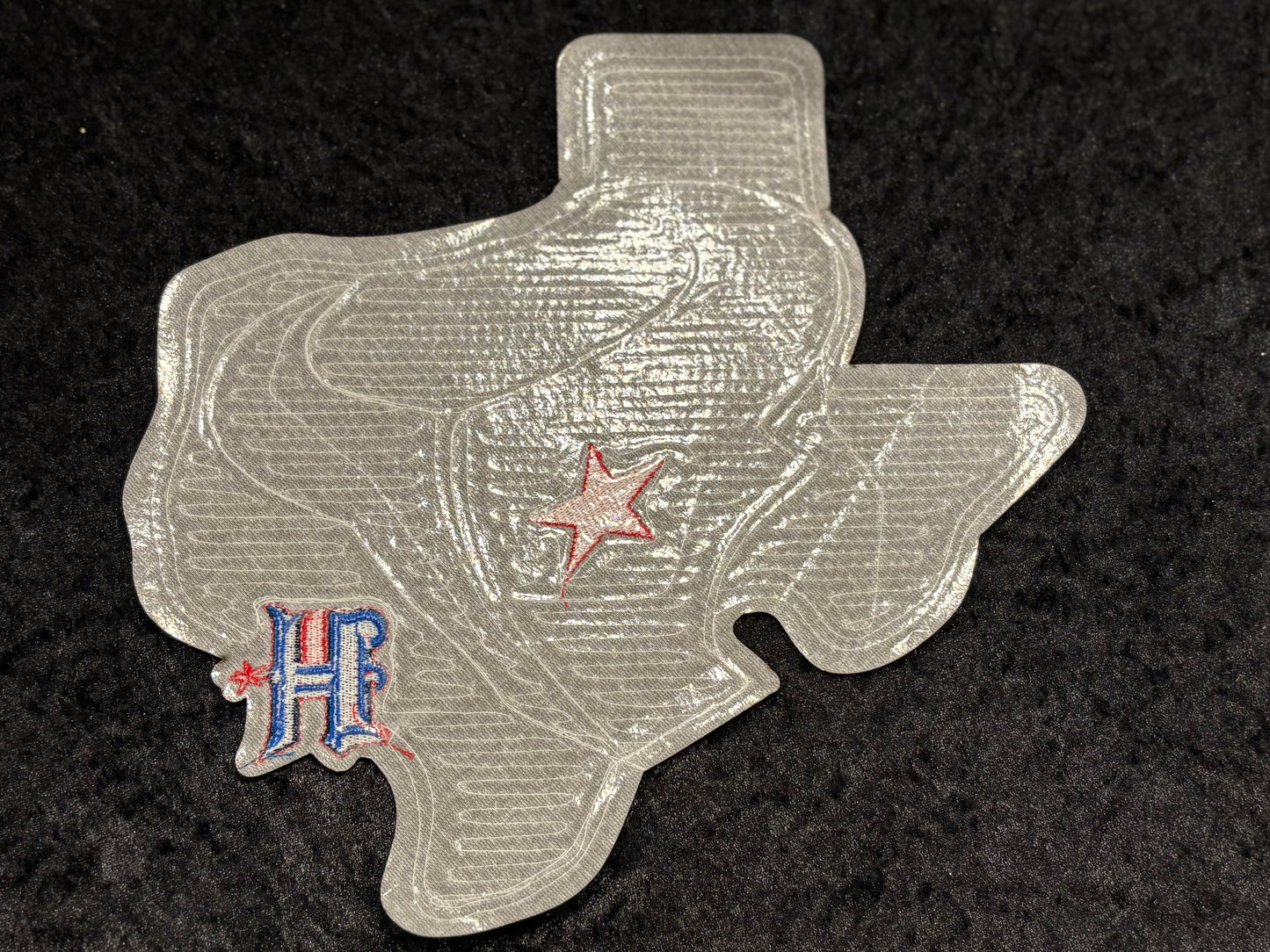 Sparkly Texas Babe XL Sequin Iron-On Patch