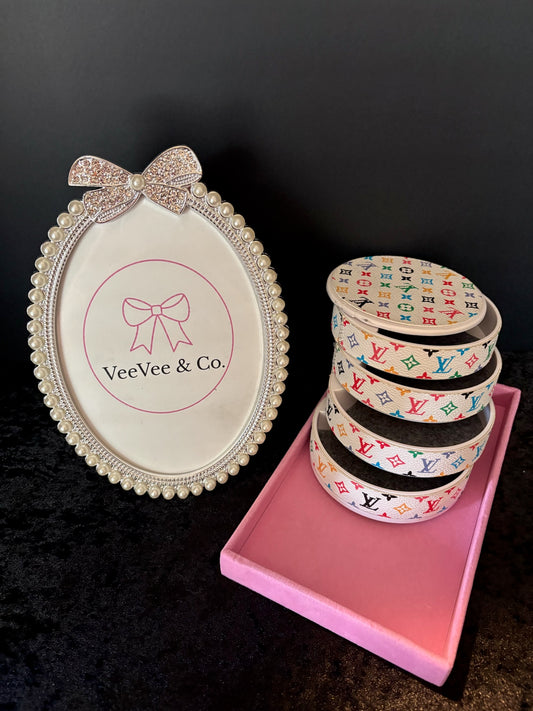 β¨π Mini Luxe Jewelry Tower | 4-Tier Monogram Jewelry Box