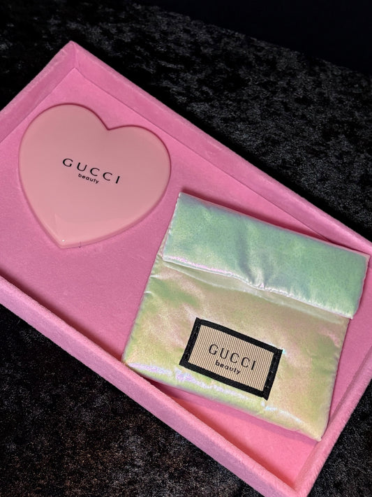 π©·β¨ Pretty Little Heart Mirror | Iridescent Travel Beauty Set π