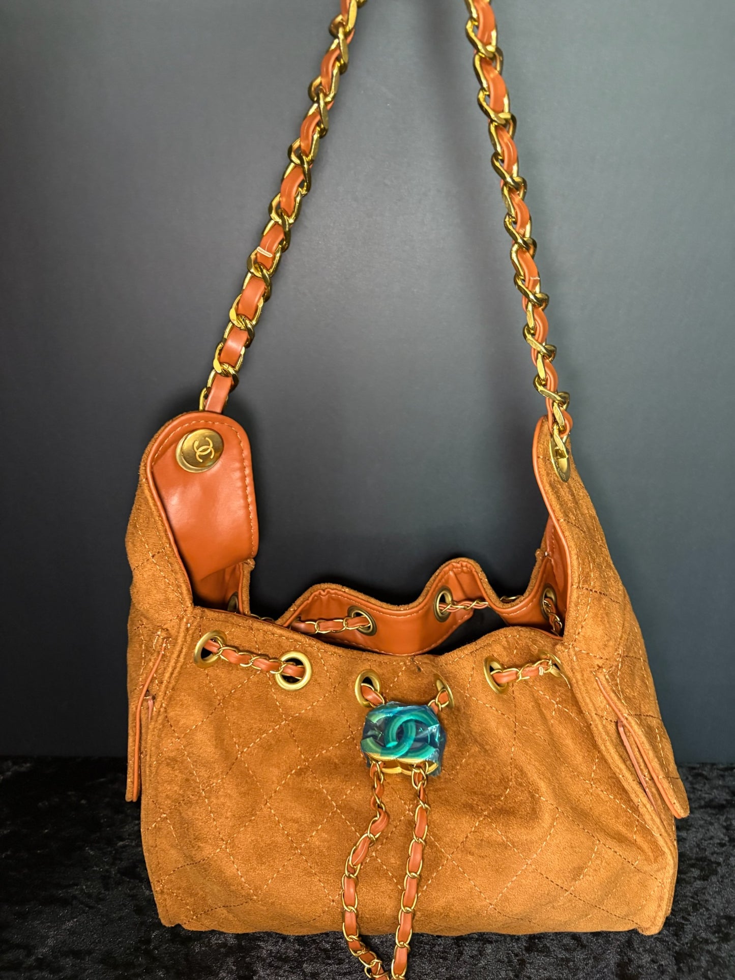 π€β¨ Mocha Dream Bag | Medium Brown Suede