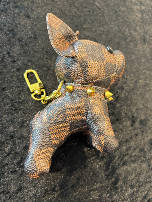 The Statement Pup Charm – Gold Spike Collar Edition