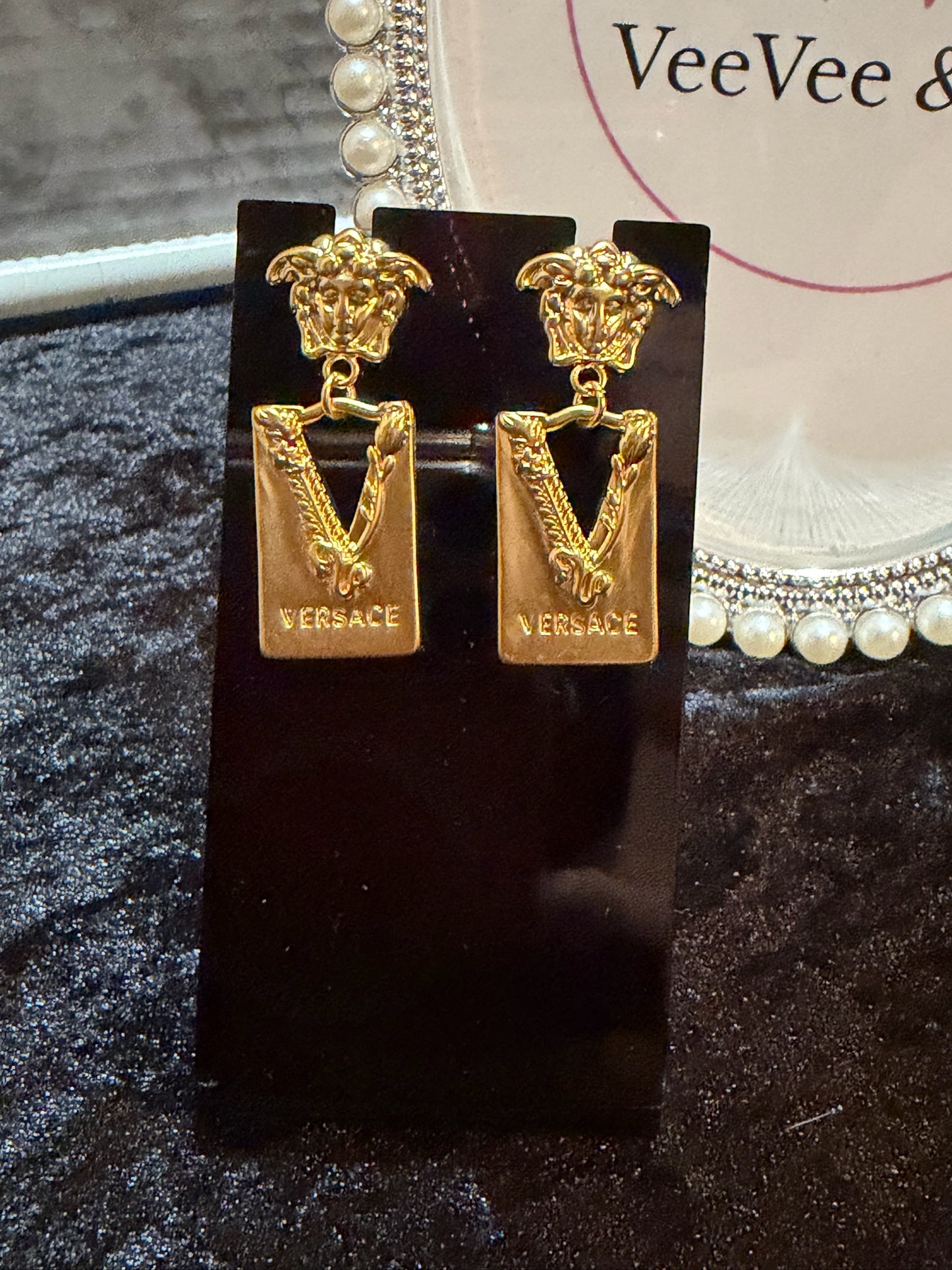 Golden Goddess Drop Earrings