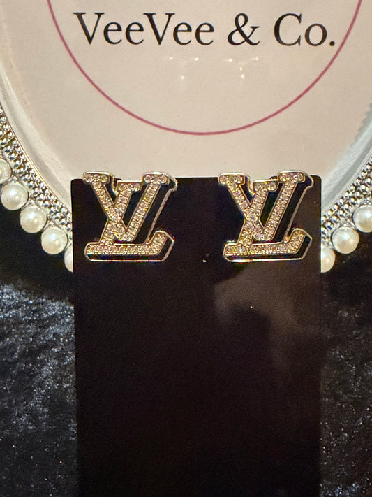 Golden Girl Sparkle Studs