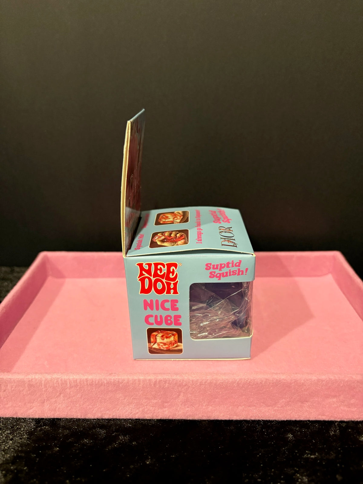 πβ¨ Blue Luxe Squish | Square Monogram NeeDoh + Gift Box