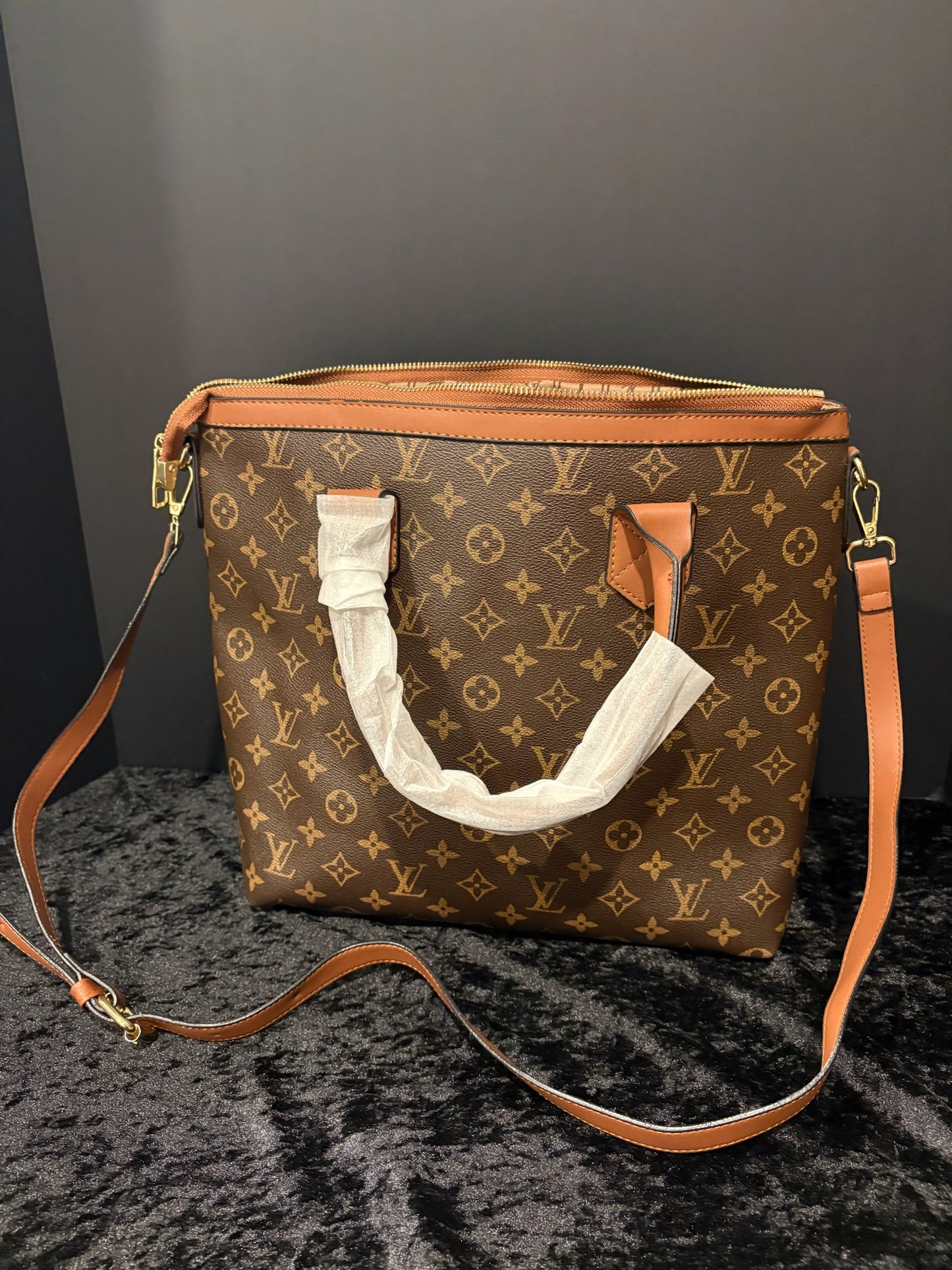 π€β¨ The Monogram Trio | Tote + Matching Zip Pouches