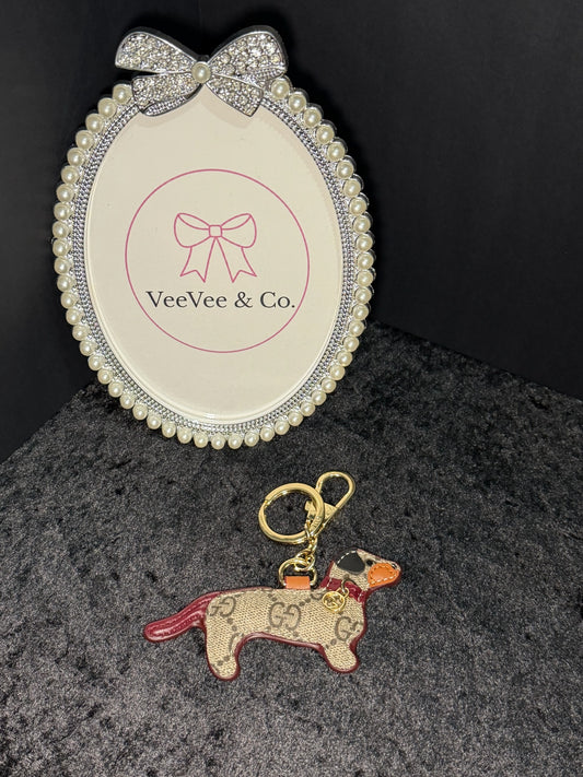 Doxie Darling Charm Keychain