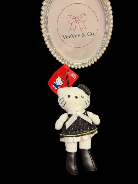 Gothic Kitty Doll Keychain