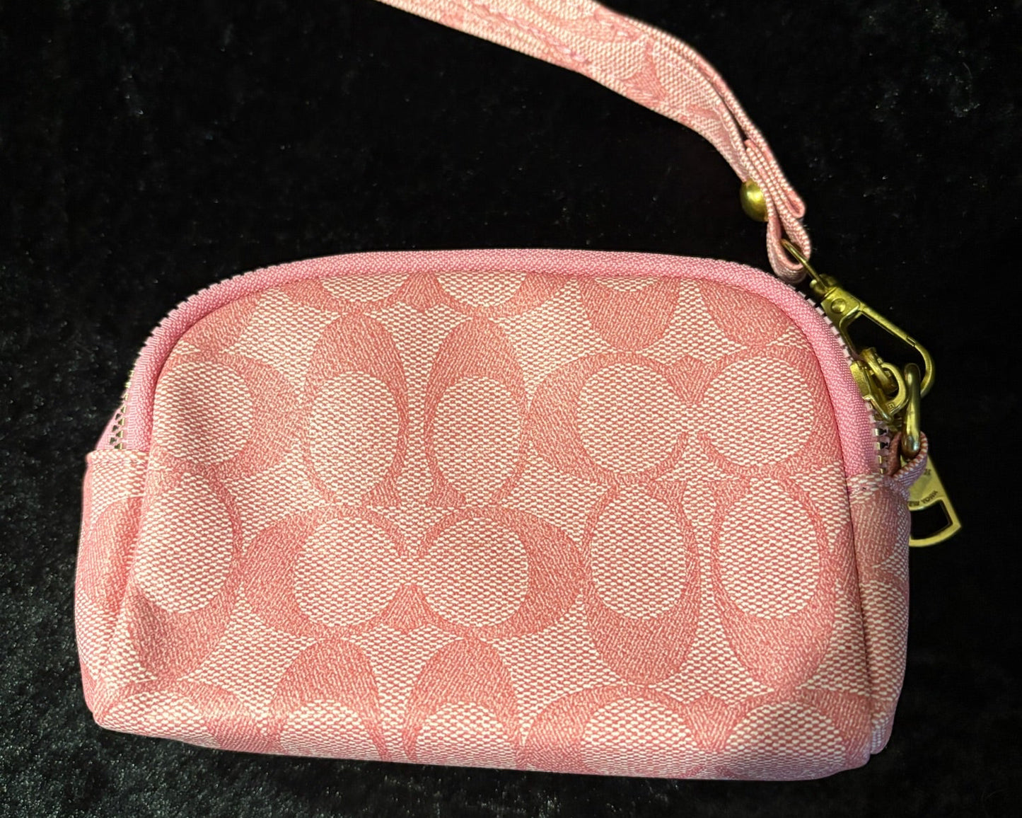 Blush Duo Zip Wristlet