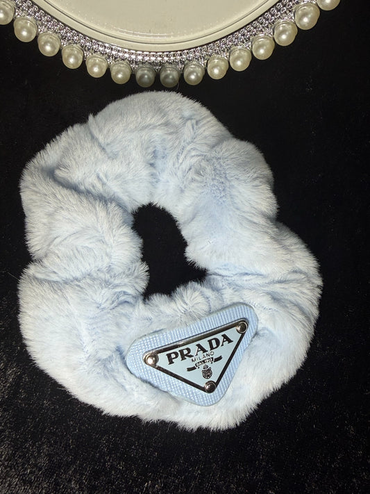 Cloud Baby Fuzzy Scrunchie