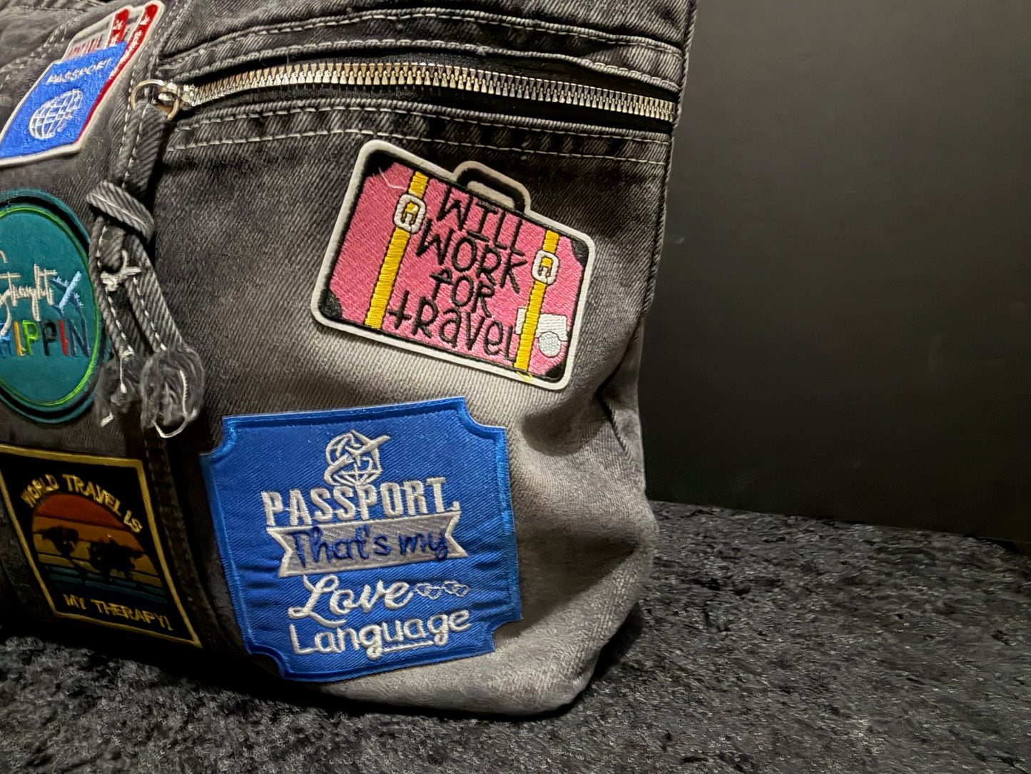 Jet Lag Babe Denim Tote