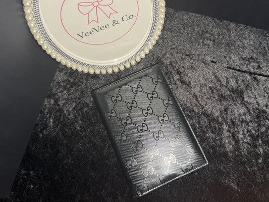 First Class Noir Passport Cover
